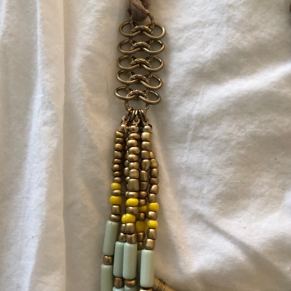 Anthropologie Layers on Blue Necklace - Picture 3 of 7